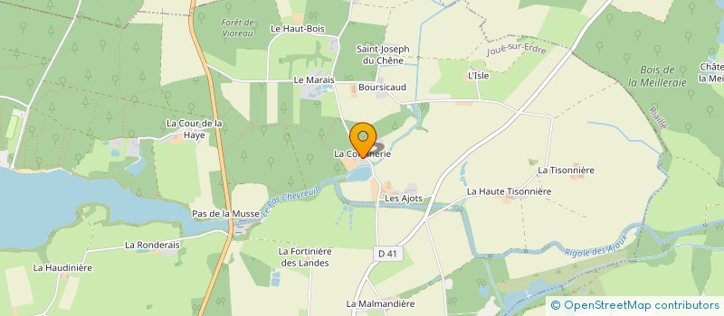 localisation de l'entreprise TI'CANNDU  JOUE-SUR-ERDRE