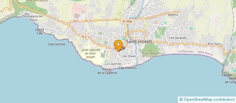localisation de l'entreprise TI CASE D'ARTISTES à SAINT-JOSEPH