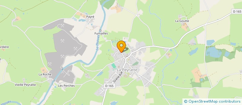 localisation de l'entreprise TI' CAZ A NOU  LA PEYRATTE