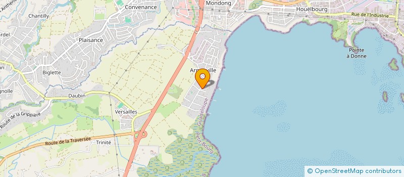 localisation de l'entreprise TI CHASE  BAIE-MAHAULT