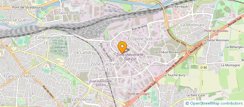 localisation de l'entreprise TI CLEAN PROFESSIONNELS à CESSON-SEVIGNE