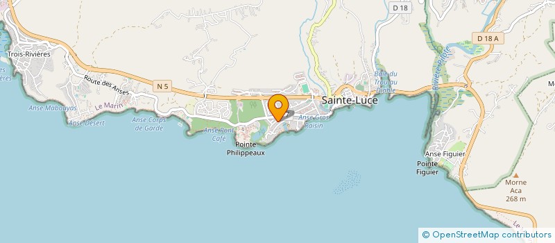 localisation de l'entreprise TI COSY  SAINTE-LUCE