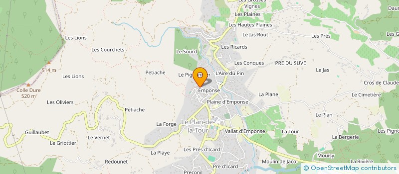 localisation de l'entreprise TI FARE ITI  LE PLAN-DE-LA-TOUR