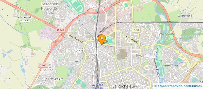 localisation de l'entreprise TI FELICIE DELICE à LA ROCHE-SUR-YON