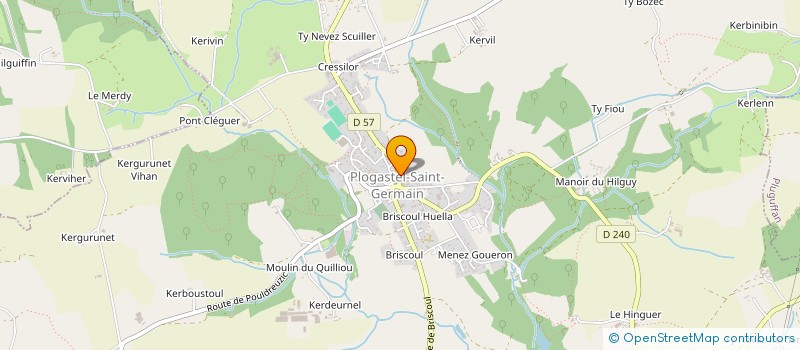 localisation de l'entreprise TI FLAMBOYANT  PLOGASTEL-SAINT-GERMAIN