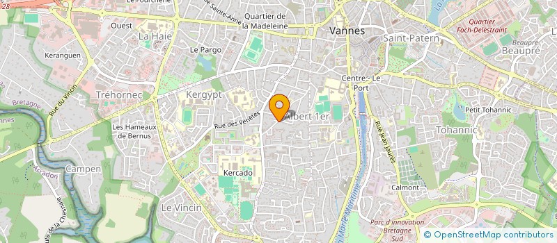 localisation de l'entreprise TI FORN à VANNES