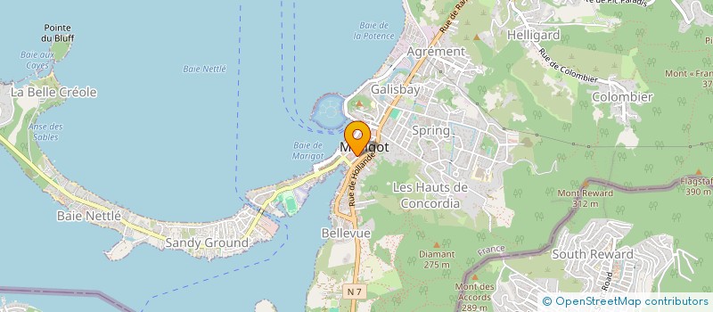 localisation de l'entreprise TI FUN WATERSPORTS  SAINT MARTIN