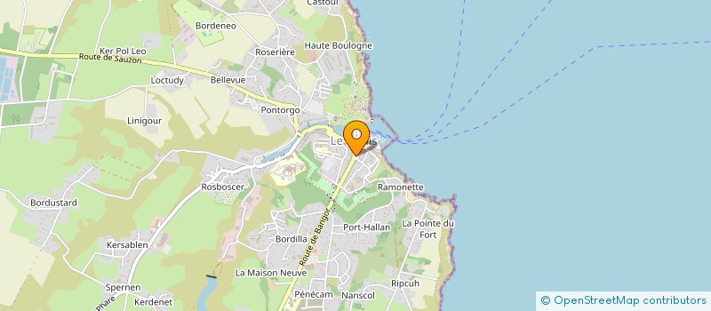 localisation de l'entreprise TI-GAR  LE PALAIS