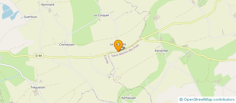 localisation de l'entreprise TI'GITE DAMOUR  CORLAY