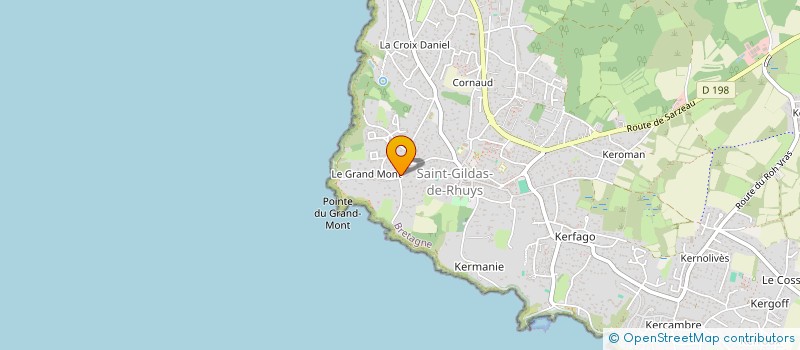 localisation de l'entreprise TI GRAMONTARD  SAINT-GILDAS-DE-RHUYS