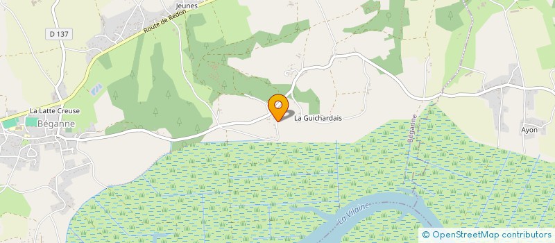 localisation de l'entreprise TI GWER  BEGANNE