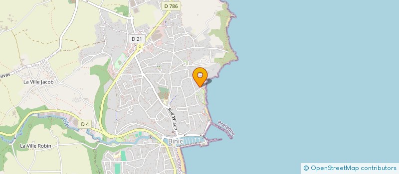 localisation de l'entreprise TI IMMORENO  BINIC-ETABLES-SUR-MER