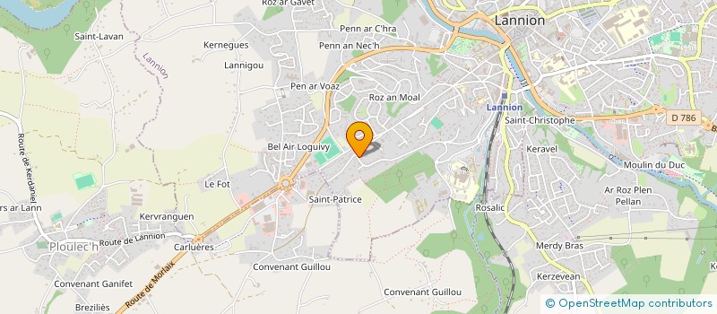 localisation de l'entreprise TI KAMAK AUTOUR DU MONDE  LANNION