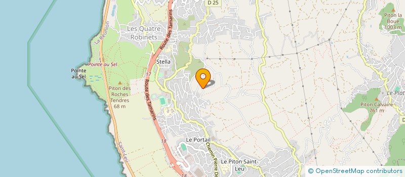 localisation de l'entreprise TI KANAL à SAINT-LEU