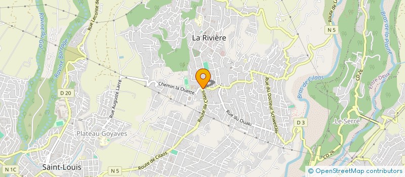 localisation de l'entreprise TI KAZ CREOLE à SAINT-LOUIS