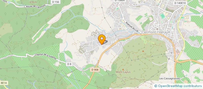 localisation de l'entreprise TI KAZ LA  CLERMONT-L'HERAULT