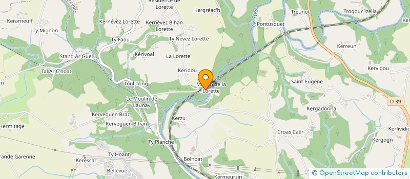 localisation de l'entreprise TI KI-DOUR  PLOGONNEC