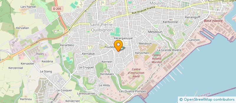localisation de l'entreprise TI'KO SOLIDARITES à BREST