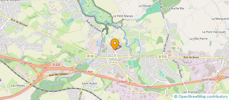 localisation de l'entreprise TI KOAD  YFFINIAC