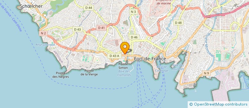 localisation de l'entreprise TI KOLIBRI #ILE AUX FLEURS à FORT-DE-FRANCE
