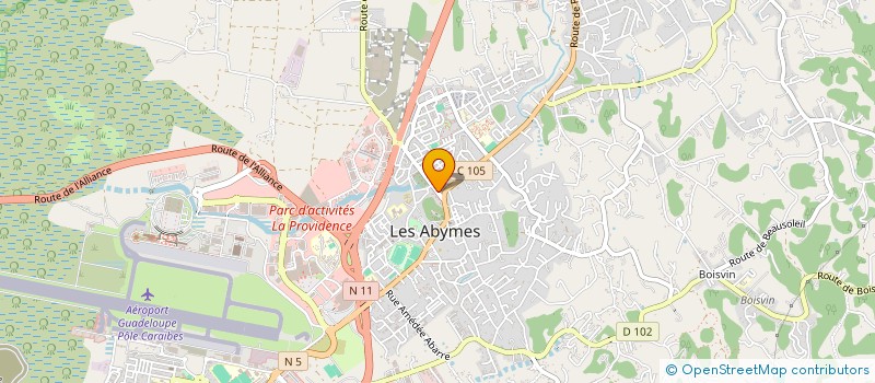 localisation de l'entreprise TI KOMES ZABYM à LES ABYMES
