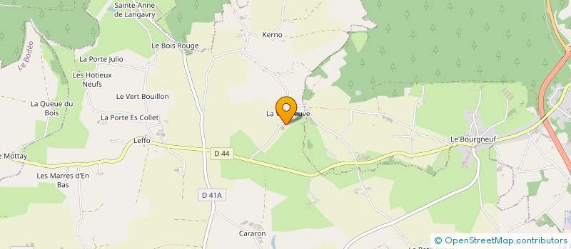 localisation de l'entreprise TI KOZH & NEVEZ RENOVATION  ALLINEUC