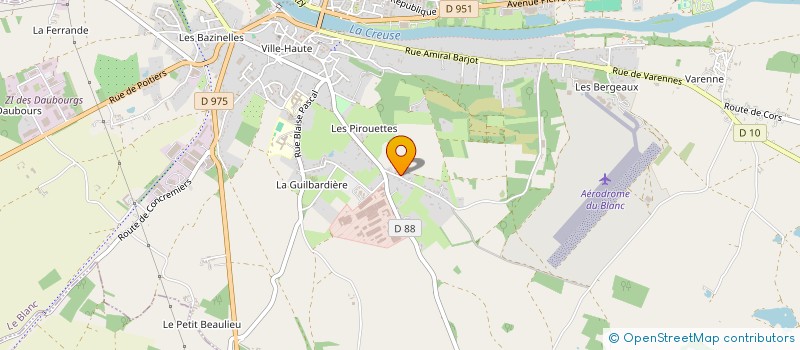 localisation de l'entreprise TI KREOL EN BRENNE à LE BLANC