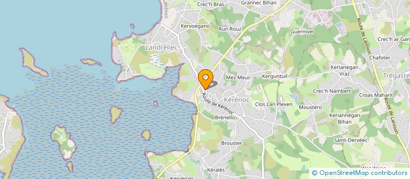 localisation de l'entreprise TI LAOUEN  PLEUMEUR-BODOU