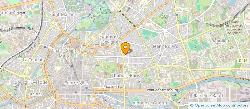 localisation de l'entreprise TI-LG  RENNES