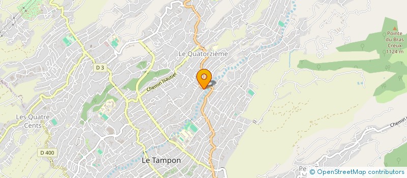 localisation de l'entreprise TI LOU  LE TAMPON