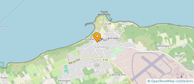 localisation de l'entreprise TI MAEN HIR à CROZON