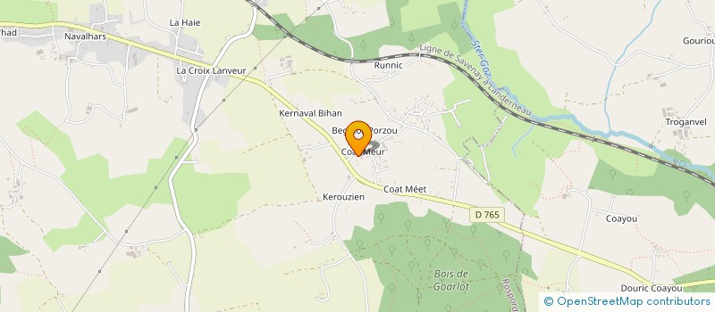 localisation de l'entreprise TI'MELENICK  ROSPORDEN