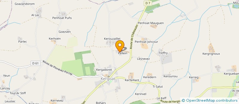 localisation de l'entreprise TI MELOU  QUEMENEVEN