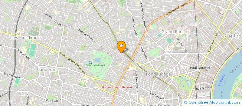 localisation de l'entreprise 'TI MOUSSE  LE BOUSCAT