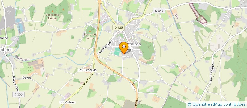 localisation de l'entreprise TI@N  MONTOISON