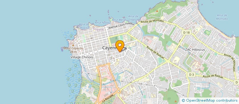 localisation de l'entreprise TI NEG TAFIA  CAYENNE