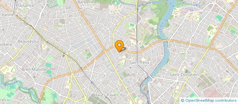 localisation de l'entreprise TI NEVEZ à NANTES