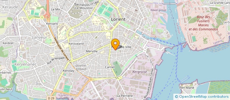 localisation de l'entreprise TI-NOV à LORIENT