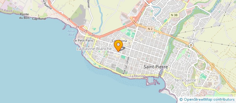 localisation de l'entreprise TI PA TI PA TREKKING à SAINT-PIERRE