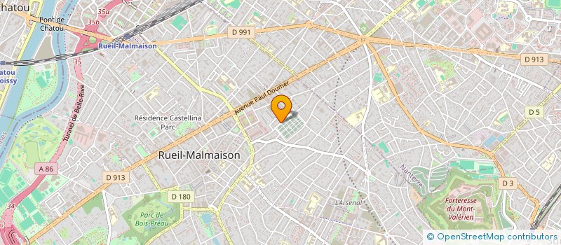 localisation de l'entreprise TI PANIER FRAIZ à RUEIL-MALMAISON