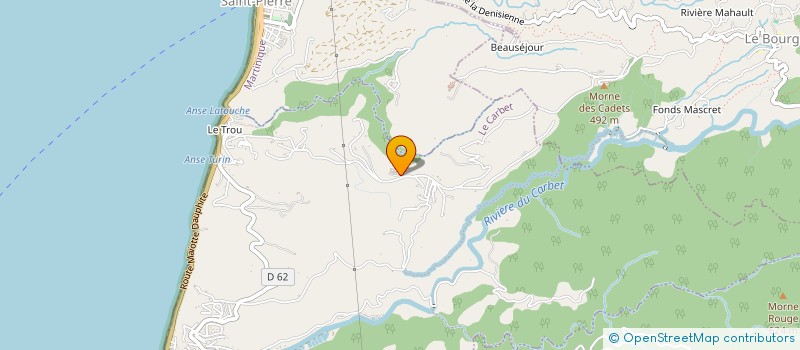 localisation de l'entreprise TI PAT KREYOL  LE CARBET