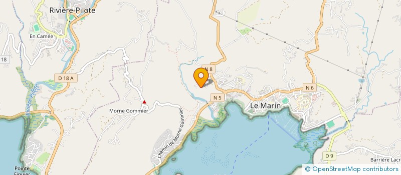 localisation de l'entreprise TI PLOUF à LE MARIN