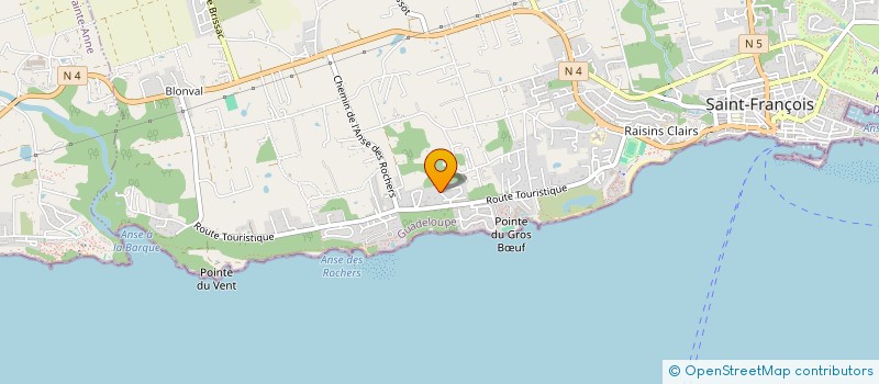 localisation de l'entreprise TI RACOON à SAINT-FRANCOIS