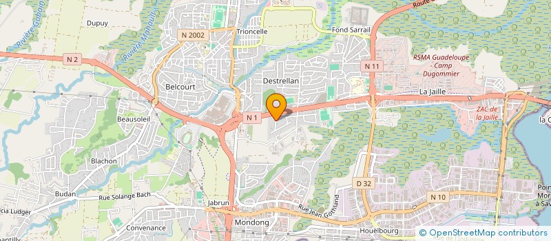 localisation de l'entreprise TI RACOON AVENTURE  BAIE-MAHAULT