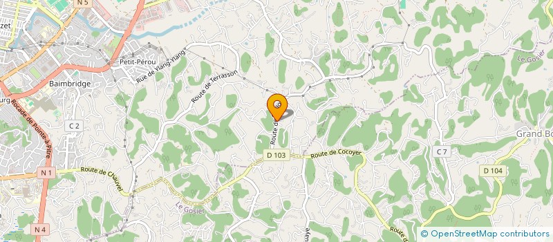 localisation de l'entreprise TI RACOON PIZZA à LES ABYMES
