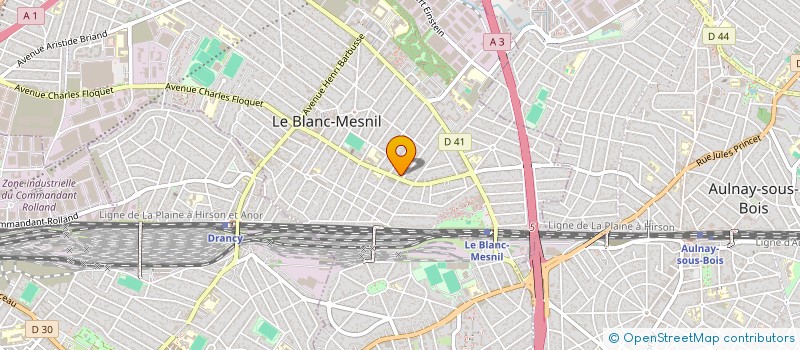 localisation de l'entreprise TI RENOV à LE BLANC-MESNIL