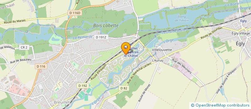 localisation de l'entreprise TI'RUN  BREUILLET