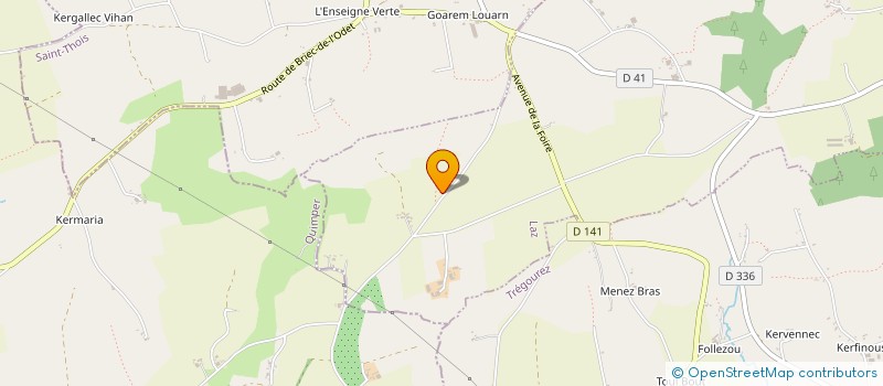 localisation de l'entreprise TI-RUZ  LAZ