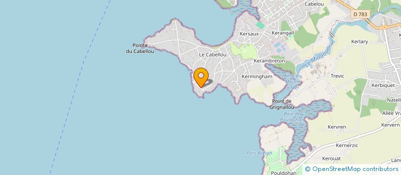 localisation de l'entreprise TI SABLE  CONCARNEAU