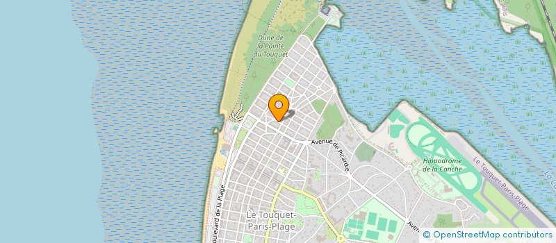 localisation de l'entreprise TI-SABLE IMMOBILIER à LE TOUQUET-PARIS-PLAGE